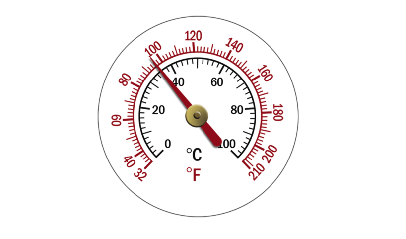 A thermometer as symbol for the examination.