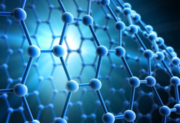 A nanostructure of graphene.