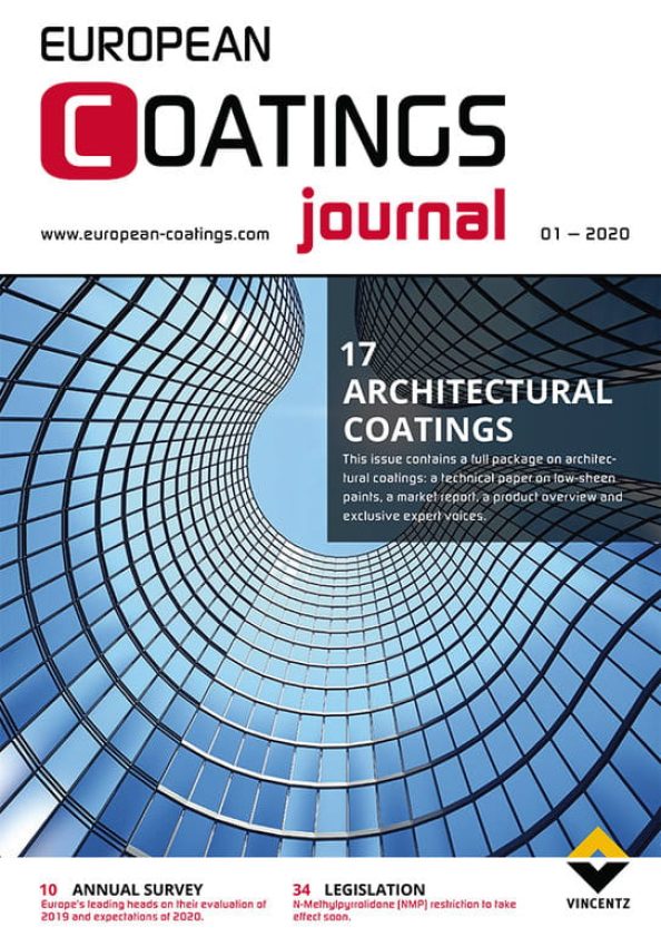 Architectural coatings in the focus of the January issue.