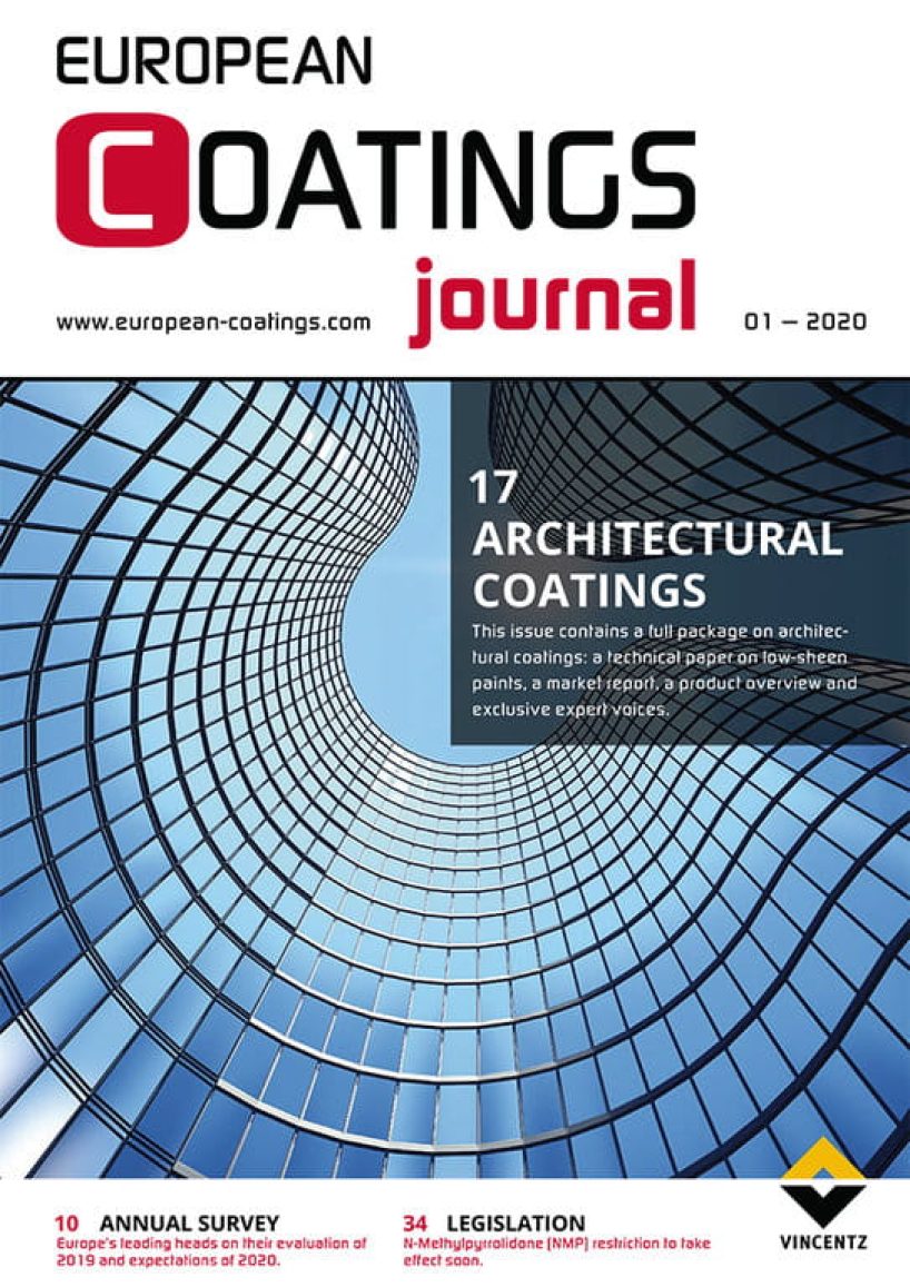 Architectural coatings in the focus of the January issue.