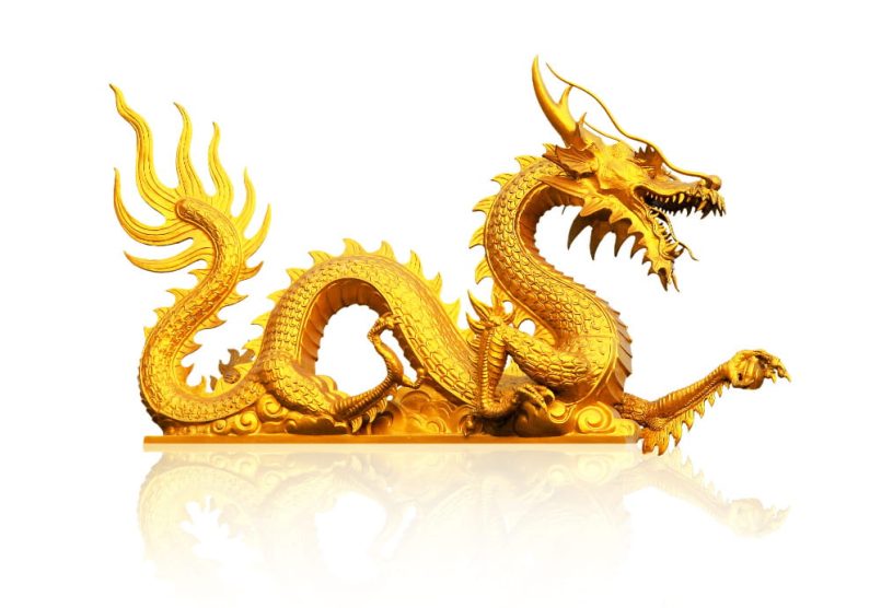 Chinese dragon as sylbom picture.