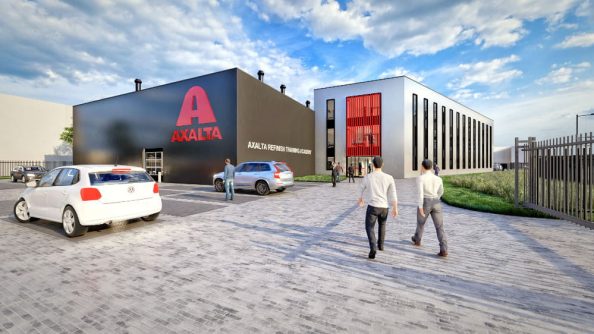 Visualisation of the new Axalta facility.