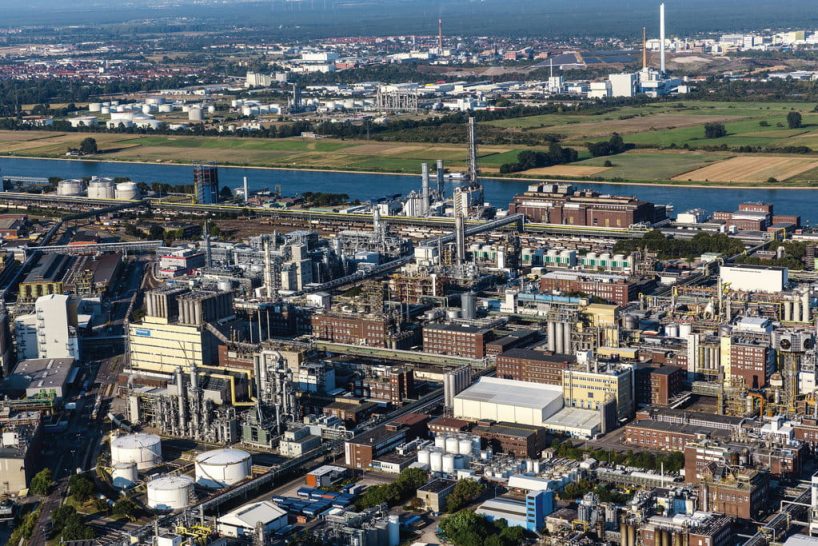 The BASF headquarters in Ludwigshafen am Rhein