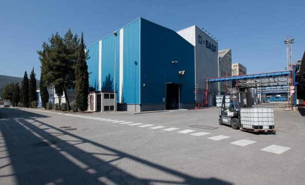 BASF's production plant in Castellbisbal