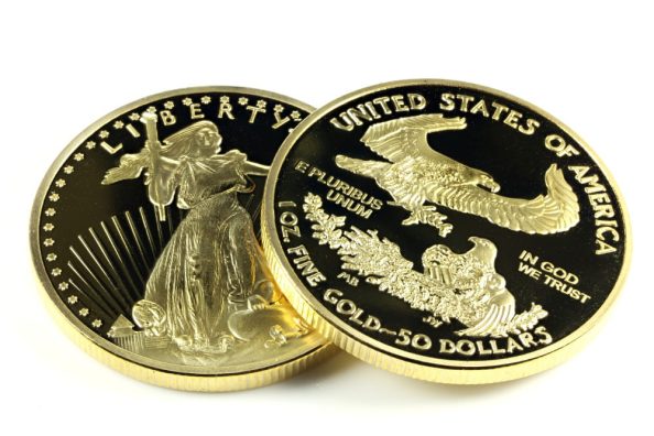 Two US-American coins.