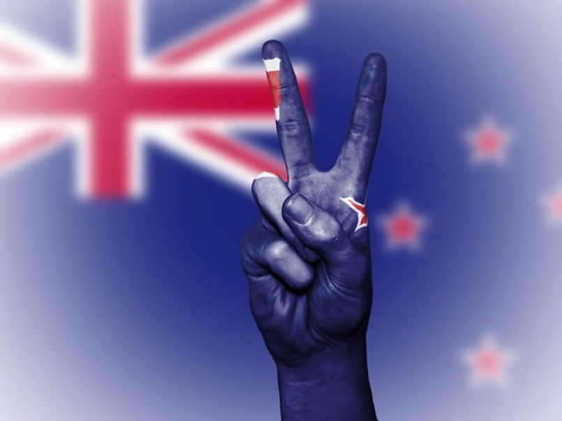 Symbol for New Zealand and Australia.