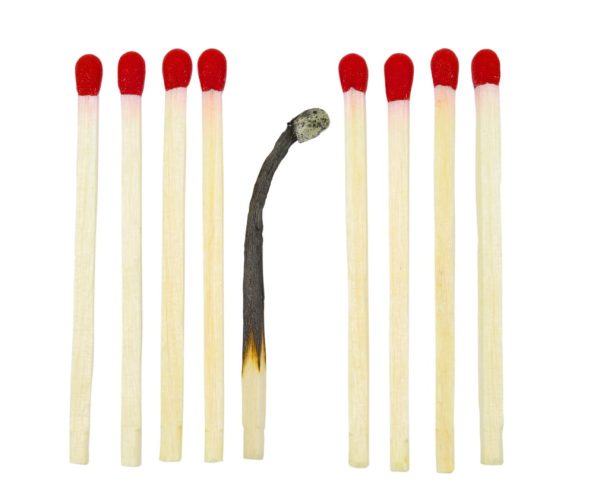 Matches as symbol.