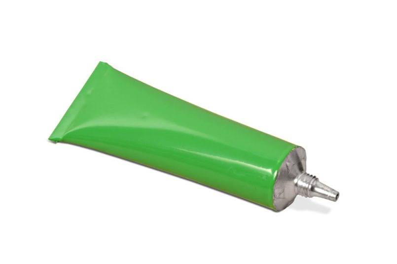 Symbol picture: Green glue tube.