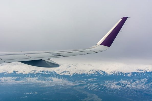 An airplane wing.