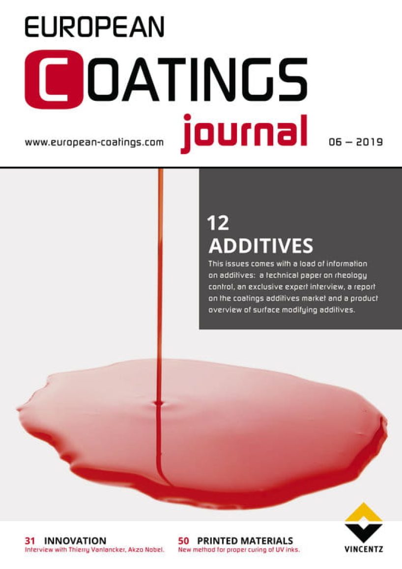 The June issue of European Coatings Journal is out and features a full package on additives