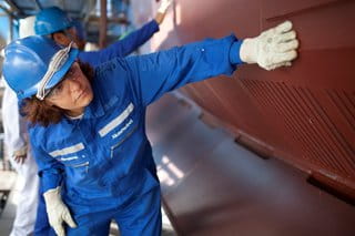 Inspection of AkzoNobel coatings at Dubai Dry Dock