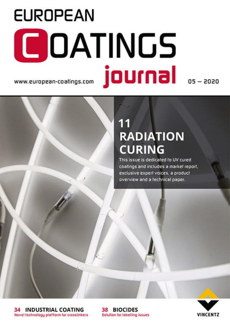 The May issue of the European Coatings Journal is out and features a full package on radiation curing.