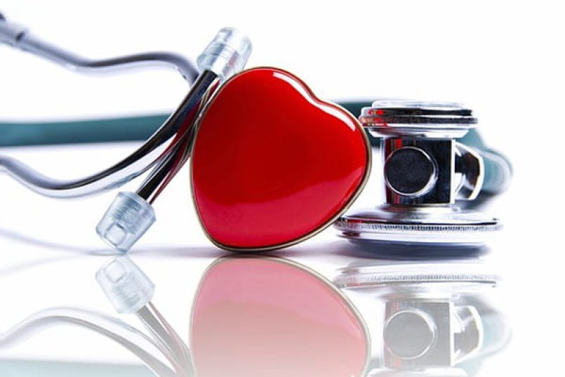 Medical equipment and a heart.