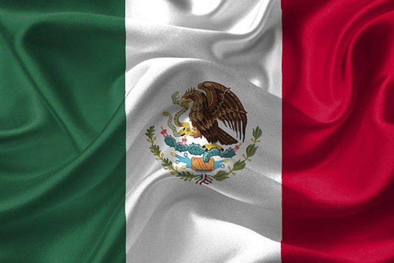 The Mexican flag as a symbolic image.