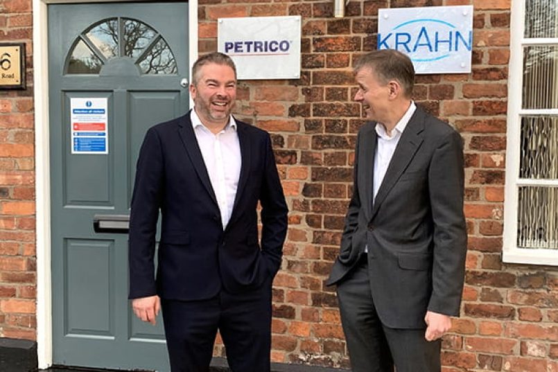 Andrew Lamb and Dr Rolf Kuropka: Petrico now operates under the name Krahn UK.